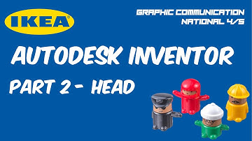 Autodesk Inventor - Intermediate - IKEA Toy Task - Part 2 - Head