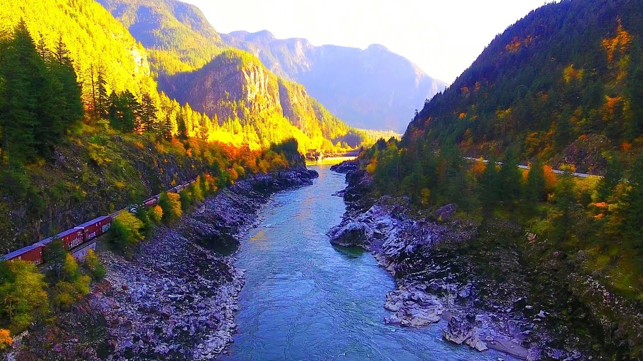 BREATHTAKING Drone Footage of The FRASER CANYON! YouTube
