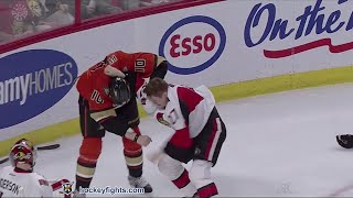 Corey Perry vs Curtis Lazar Mar 26, 2016