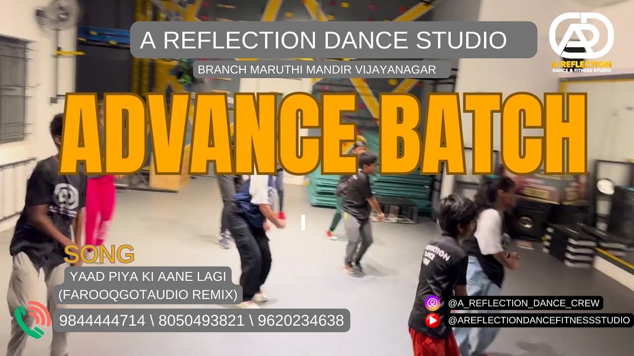 Yaad Piya Ki Aane Lagi  | A Reflection Dance Studio | BRANCH MARUTHI MANDIR | ADVANGE BATCH