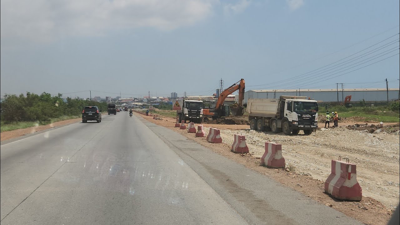 ХОД СТРОИТЕЛЬСТВА ДОРОГИ ОФАНКОР-АМАСАМАН В ОКТЯБРЕ | КРУПНЕЙШЕЕ ДОРОЖНОЕ СТРОИТЕЛЬСТВО В ГАНЕ