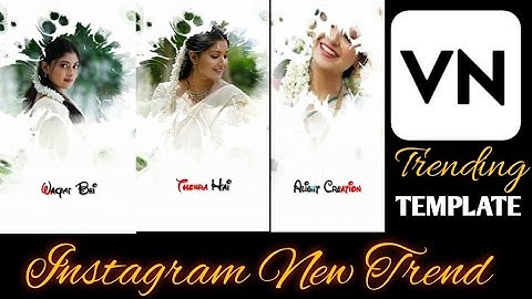 Instragram New Trend Reel /VN Template free Download // VN QR code download // VN Video Editing //