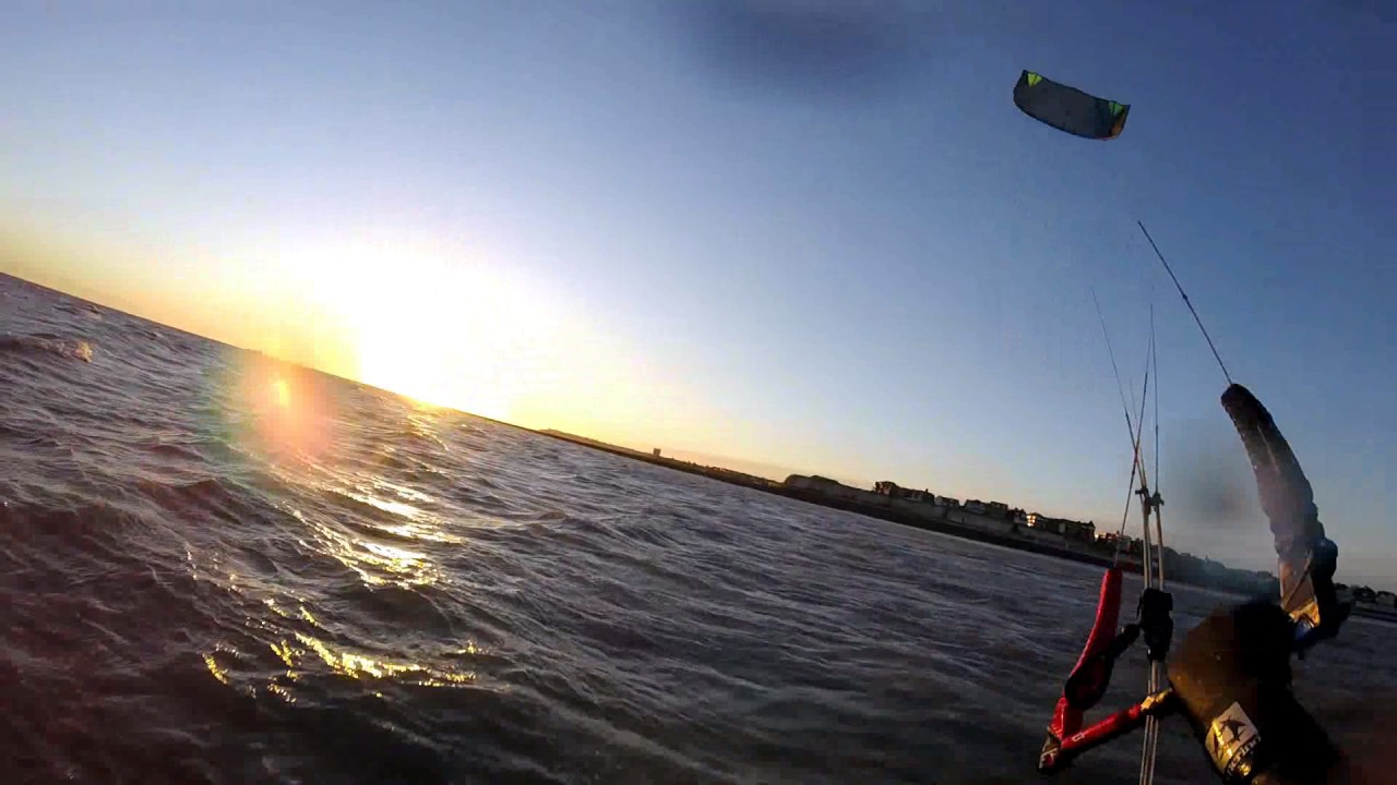 Kiteboarding sunrise session, Ramsgate YouTube