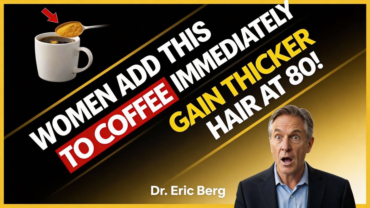 Add This To Coffee to Stop Hair Loss Immediately! | Dr Eric Berg