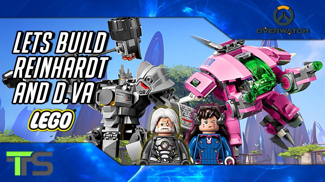 Lego Overwatch 75973 D.Va & Reinhardt Speed Build