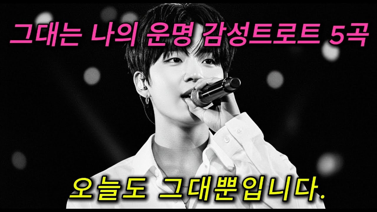 그대는 나의 운명… 가슴을 울리는 감성트로트 5곡