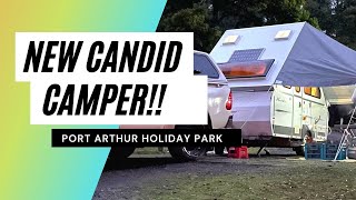 Our new Avan Aliner Camper and trip to Port Arthur Holiday Park