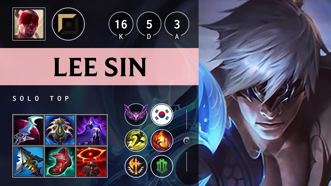 Lee Sin Top vs Syndra - KR Master Patch 25.17
