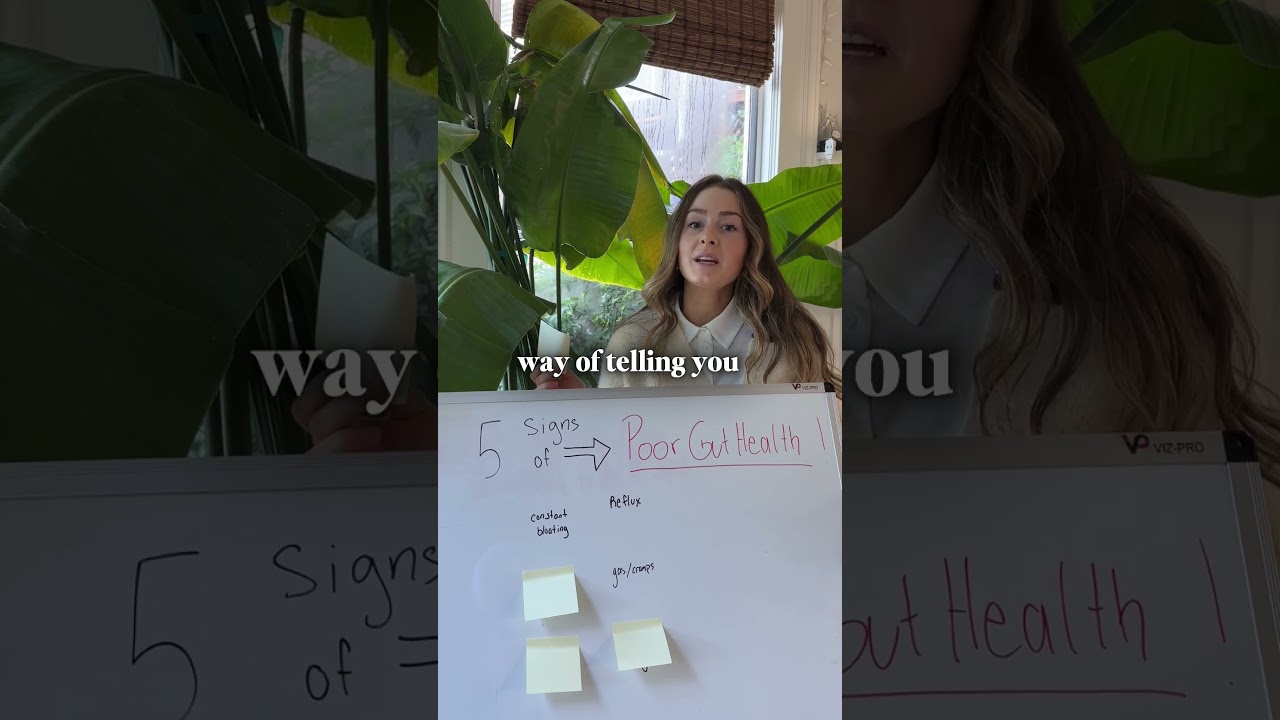 5 SIGNS OF POOR GUT HEALTH ‼️