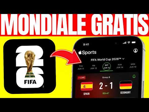 Video Come Guardare TUTTE le Partite della FIFA WORLD CUP 2026 GRATIS | Senza Pagare Nulla