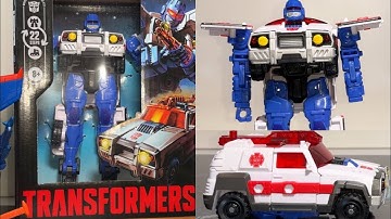 How to transform & weapon storage for Red alert. Transformers age of the prime voyager class armada