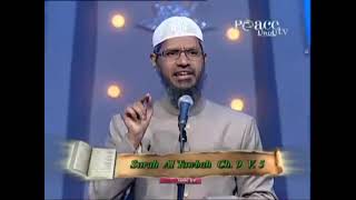 Kill The Kafirs Is Right  Dr Zakir Naik Told The Turth Of Surah Al Tawbah Ch9 V5