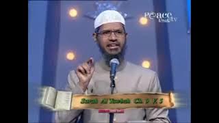 Kill the kafirs is right? || Dr zakir naik told the turth of surah al tawbah ch.9 v.5