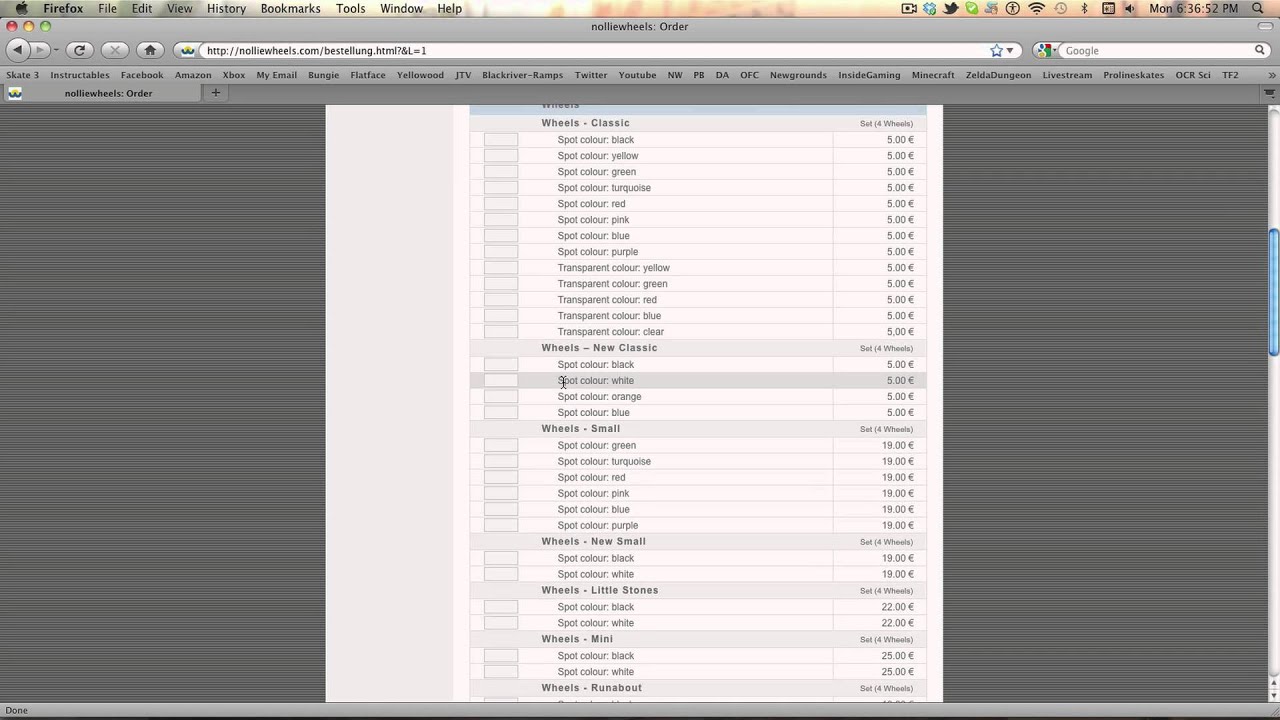 How to order from Nollie Wheels
