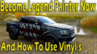 FORZA HORIZON 4 '2020 Become Legend Painter Now & How To Use Vinyl's' USA Flag