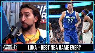 Full Luka Dončić's triple-double was harder, more unprecedented than Wilt, Kobe's games | What's Wright News