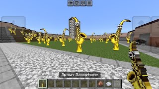 Sprunki OC Saxophone added in Minecraft PE