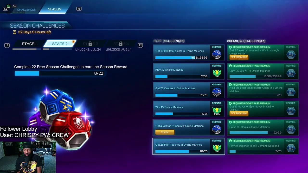 Running some Custom RL Games! Type !merch for latest gear!  