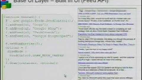 Google Developer Day - US The Google AJAX APIs