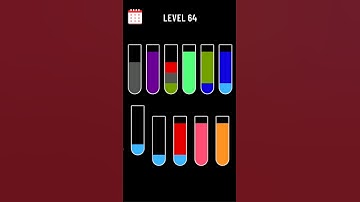 Water Sort Puzzle-Level-64 #colormatching #water #watercolor #watersortpuzzle #ytshorts #viral #sort