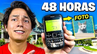 SOBREVIVI 48 HORAS CON UN TELEFONO VIEJO