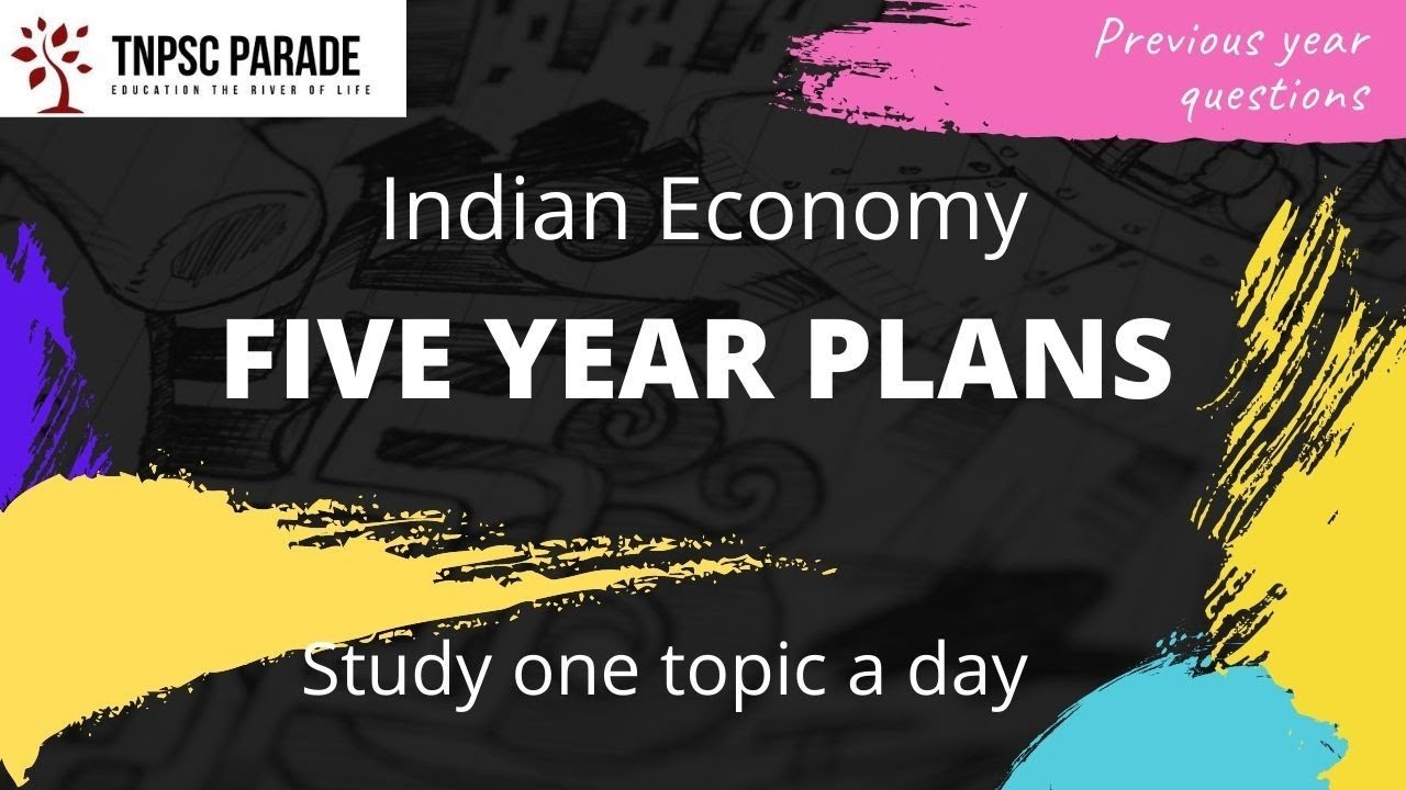 Five Year Plans | Previous year questions | TNPSC | Indian economy | 34 important questions