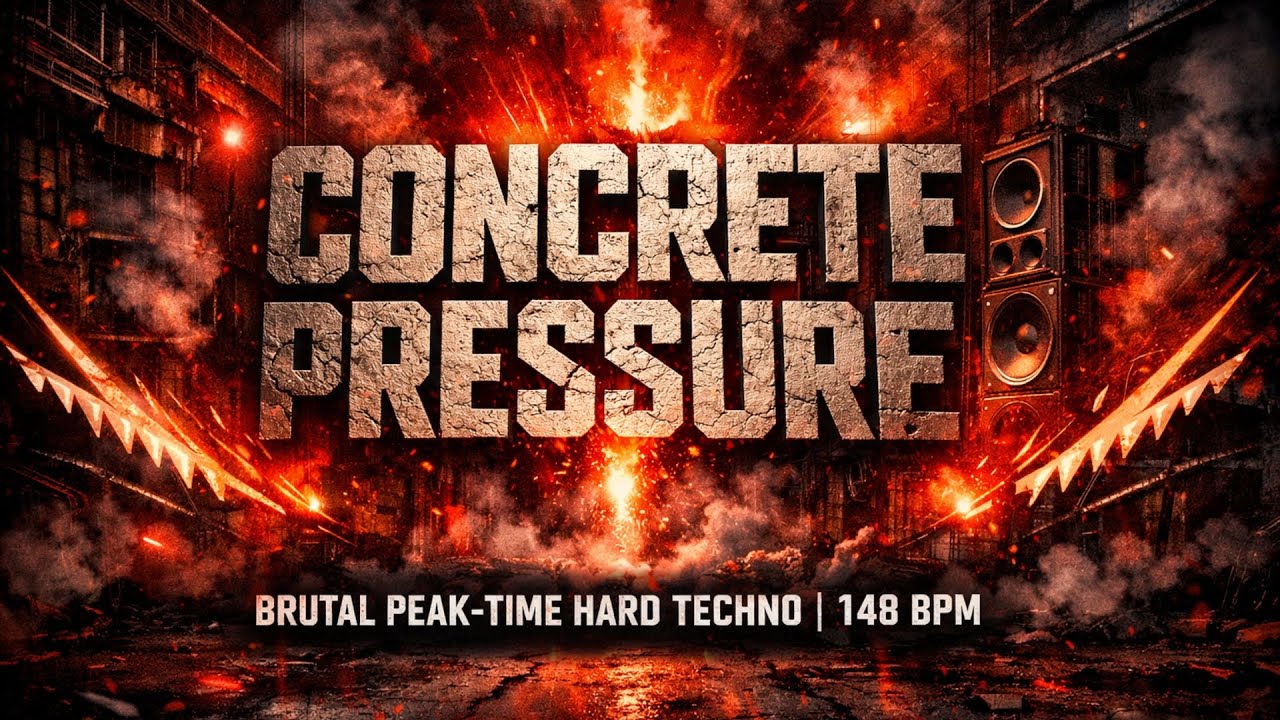 Pressure Rave Concrete Pressure | Brutal Peak-Time Hard Techno 148 BPM 🔥 Underground ...