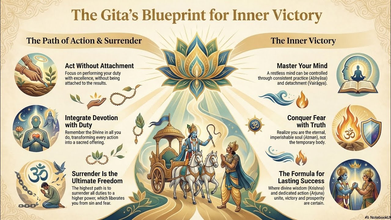 The Ultimate Secret to Victory & Success | Krishna & Arjuna’s Eternal Wisdom