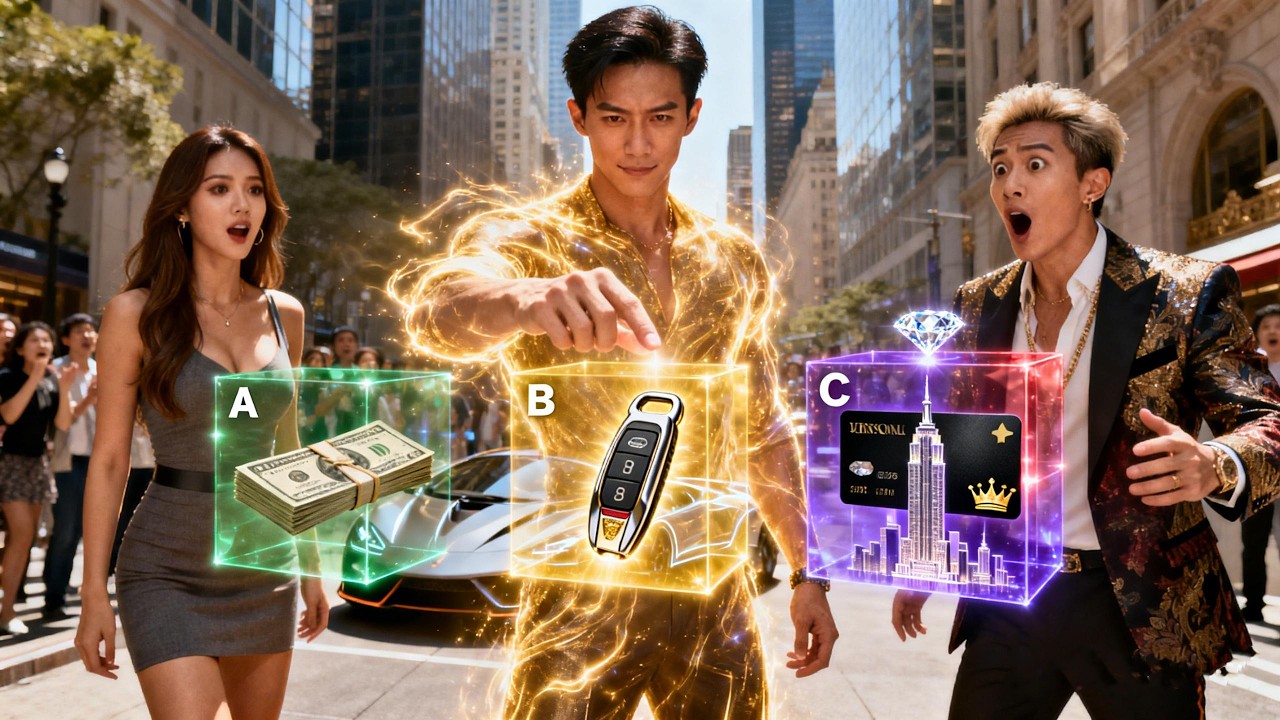 Largué car pauvre, le Système surgit : A. Prie B. Pars C. Milliardaire !