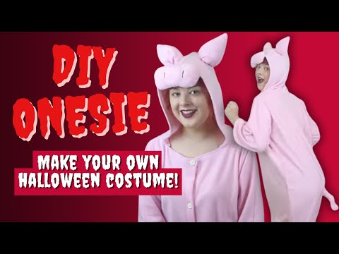 DIY ONESIE / Halloween Costume / Re-upload!