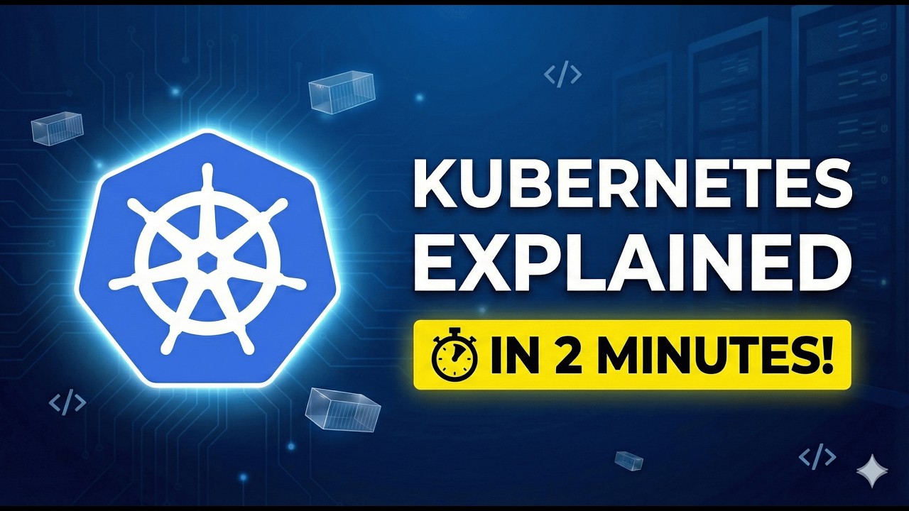 What is Kubernetes ? Simply Explained in 2 Minutes : 2026 Guide - YouTube