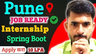 "Offline Internship in Pune 💻 | Spring + Boot शिकून Job Ready व्हा 30 दिवसांत!