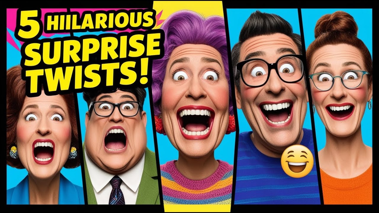 5 Hilarious Surprise Twists You Won't Believe! 😂 FunnyStories 
