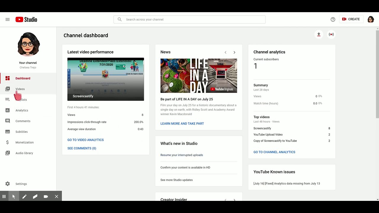 YouTube Video Settings YouTube