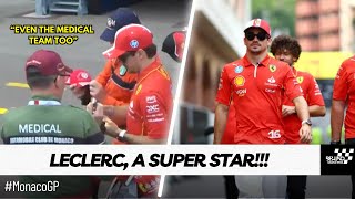 Charles Leclerc's Superstar Moment in Monaco: Even the Medical Team Couldn't Resist a Photo!