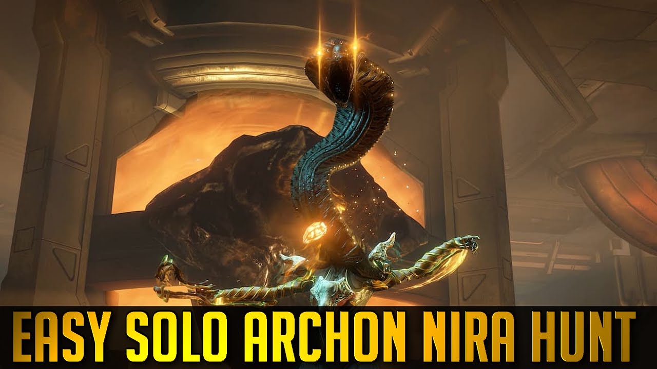 HOW TO SOLO HUNT ARCHON NIRA EASILY (ALL MISSIONS) | BUILDS + LOADOUT [WARFRAME]