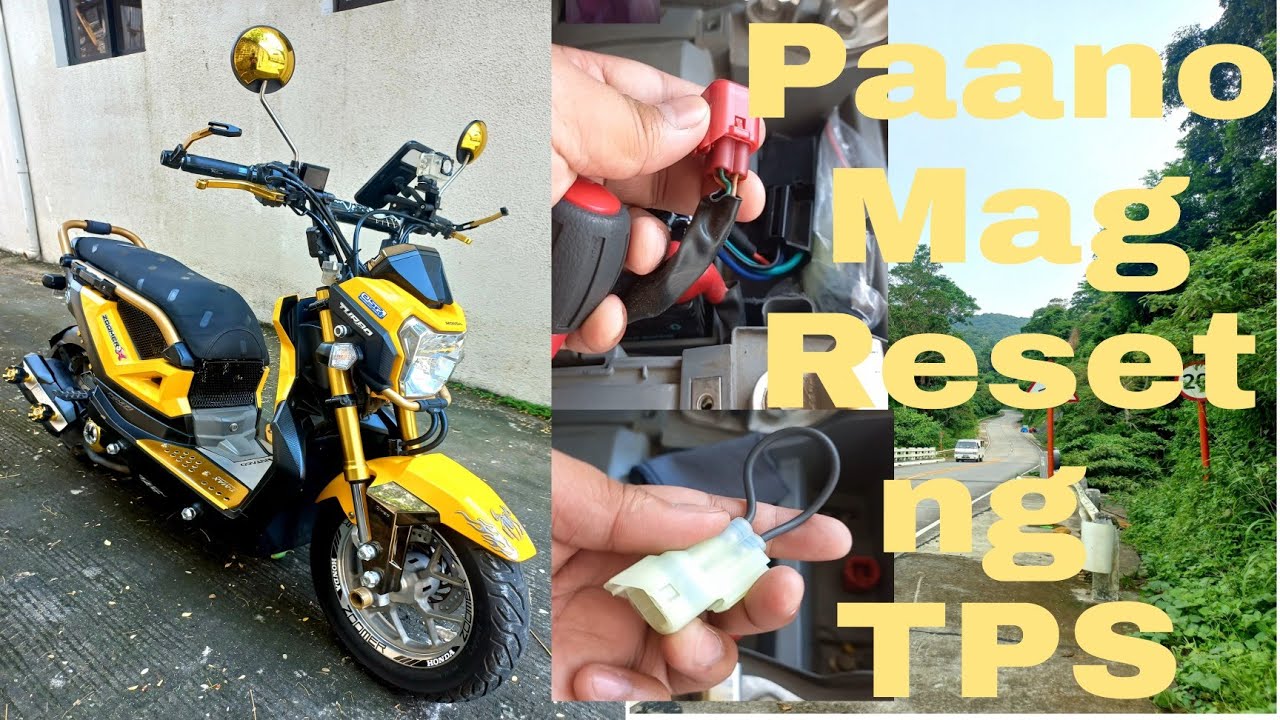 Reset Throttle Positioning Sensor (TPS) Manually|| Honda Zoomer X