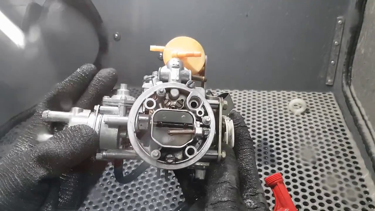 AQUAPOLISH - remise à neuf d'un carbu weber avec le microbillage hydraulique