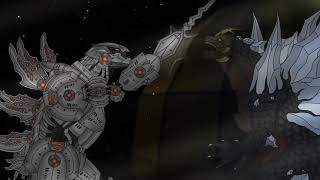 Godzilla Vs Kong 28 Spacegodzilla Vs Mechagodzilla Clip9