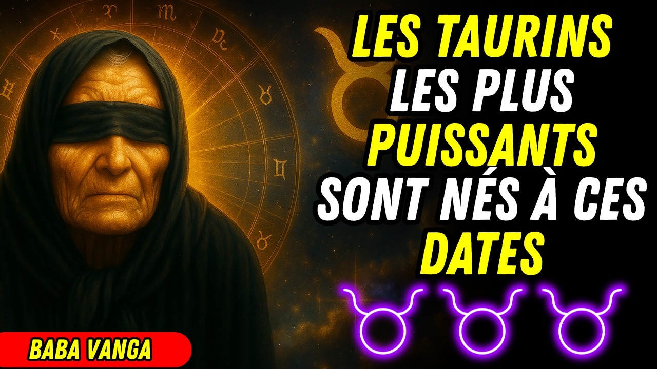 LES TAUREAUX NÉS À CES DATES SONT LES PLUS PUISSANTS ET LES PLUS BÉNIS, RÉVÈLE BABA VANGA !