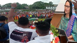 Full speech of Dr. Anjali Prabha Daimary at the Demonstration Programme of Ex-NDFB