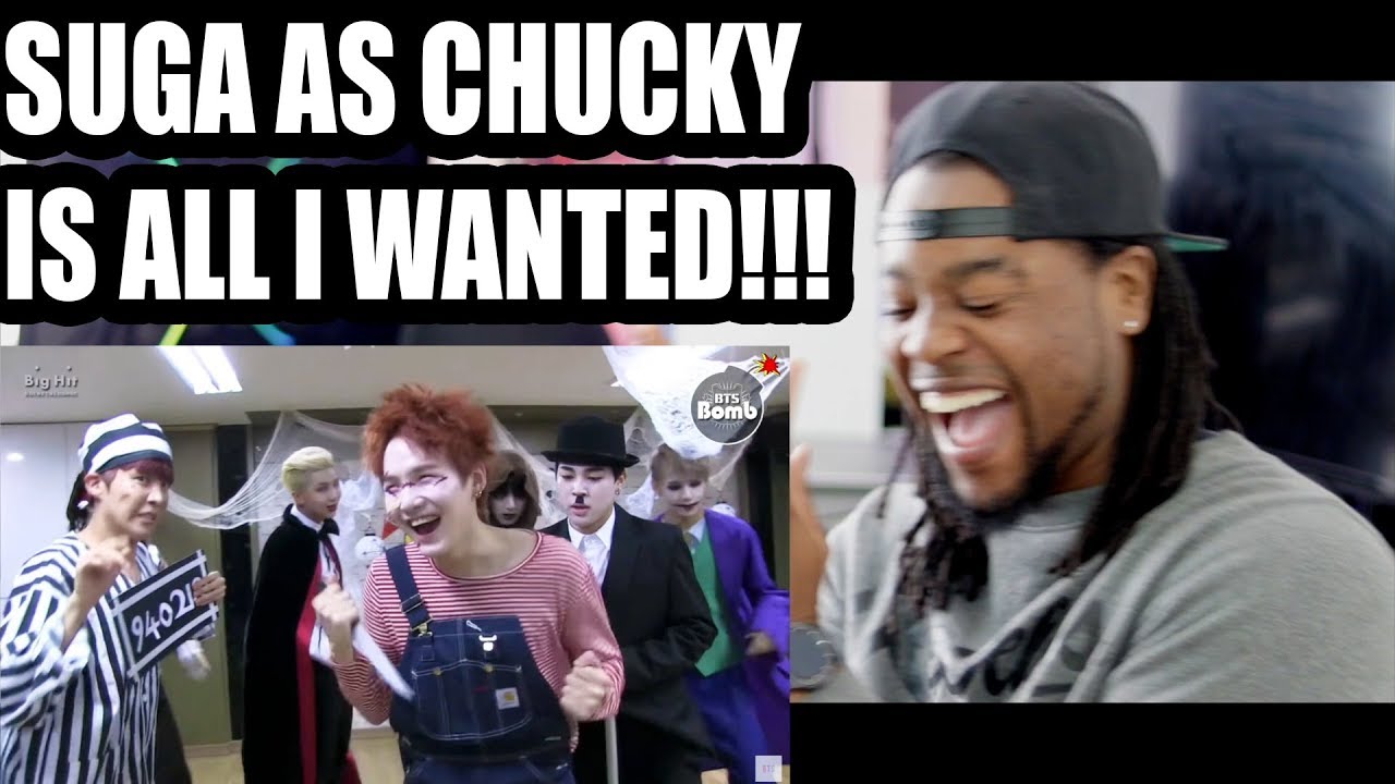 Bts Suga As Chucky Vvar Of Hormone In Halloween Dance Bangtan Reaction