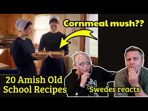 The Amish food - We gonna do this! Swedes react!!