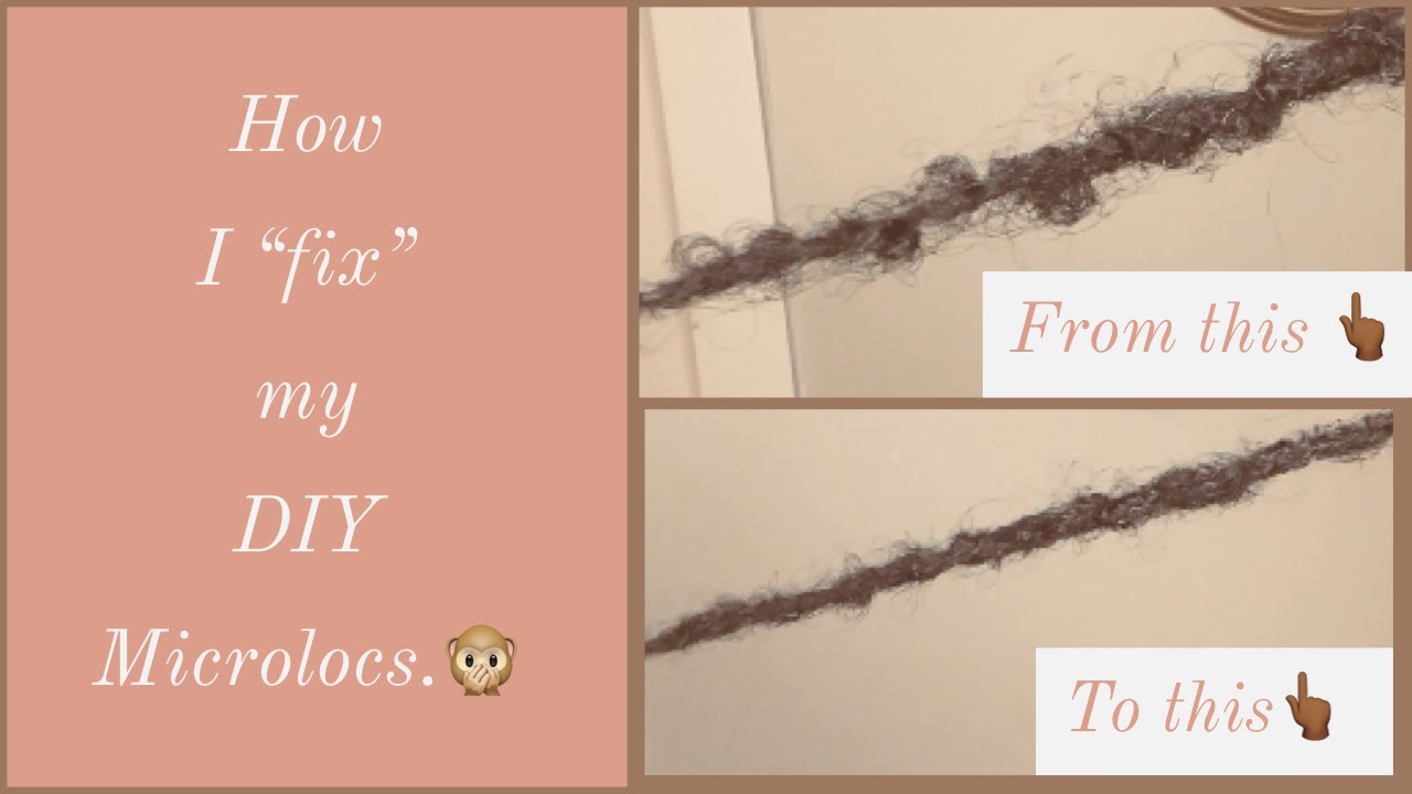 How I “fix” My DIY Microlocs | Loc Maintenance