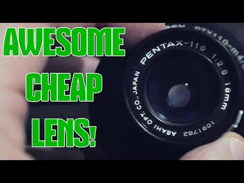 Vintage Lenses PENTAX-110 18mm f2.8 on Mirrorless Camera - YouTube