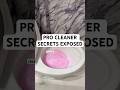 Pro Cleaner SECRETS Exposed #cleaningtips