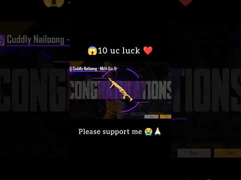 🤯 10 uc luck ❤️🤞🏻 #bgmi #viral #short #video