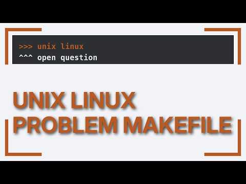Unix & Linux: Makefile error: empty variable name