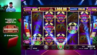 Vegas Fiesta Grand slots LIVE with BONUS [Online Gambling with Jersey Joe # 224]