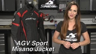 AGV Sport Misano Perforated Leather Jacket | Motorcycle Superstore